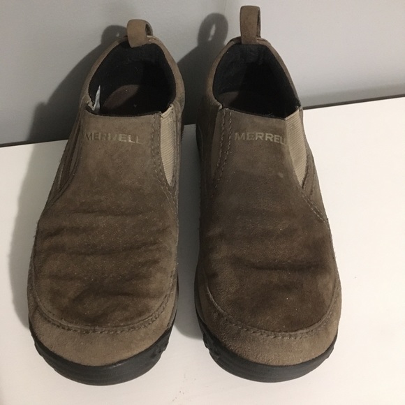 Merrell Zoya Bracken slip on hiking shoes leather sneakers - Picture 2 of 10